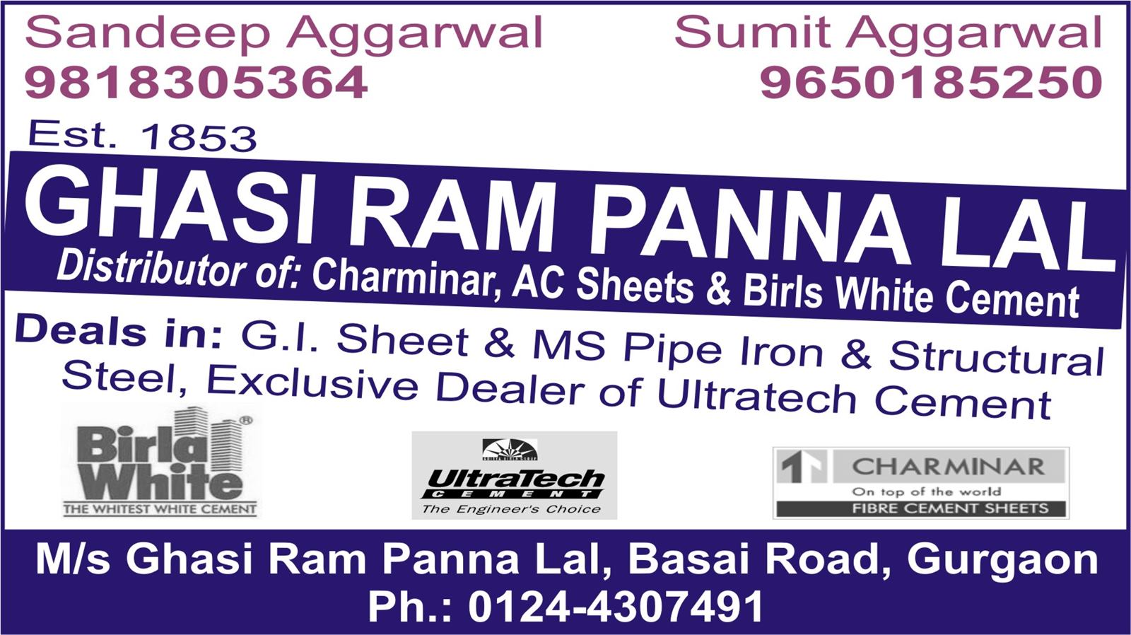 GHASI RAM PANNA LAL